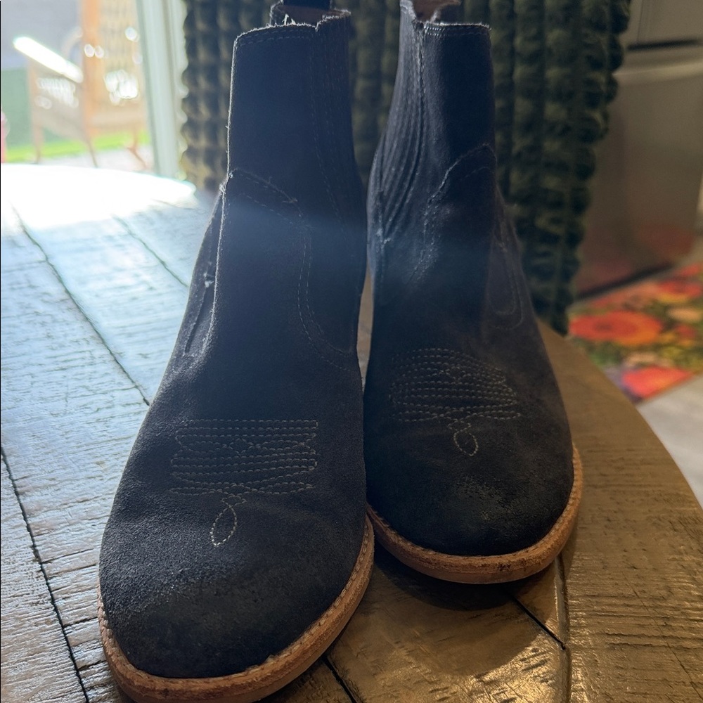 Black Suede Ankle Boots